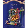 LINOOS LN7042 7042 non  RỒNG VÀ PHƯỢNG bộ đồ chơi xếp lắp ráp ghép mô hình Chinese Traditional Festivals Lễ Hội Cổ Truyền 1520 khối