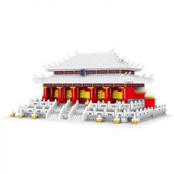 FUN IMAGINATION LZ8049 8049 non  PHONG CẢNH TUYẾT ĐÀI LOAN bộ đồ chơi xếp lắp ráp ghép mô hình Buildings HALL OF SUPREME HARMONY 2406 khối