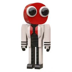 RENZAIMA 760 non  BẠN ĐỎ bộ đồ chơi xếp lắp ráp ghép mô hình Rainbow  DR. FROG 352 khối