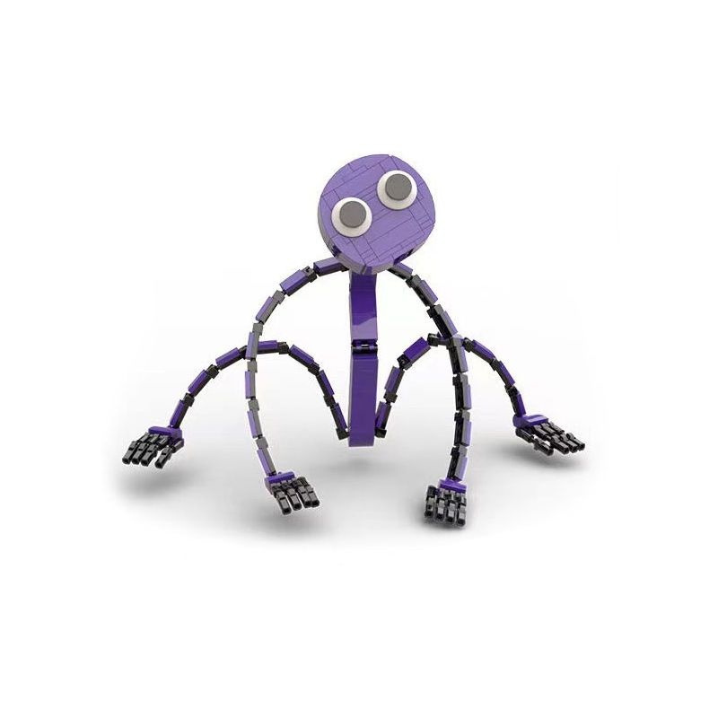 RENZAIMA 759 non  NGƯỜI BẠN MÀU TÍM bộ đồ chơi xếp lắp ráp ghép mô hình Rainbow  PURPLE FRIEND 309 khối