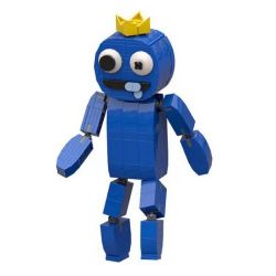 RENZAIMA 756 non  NGƯỜI BẠN MÀU XANH bộ đồ chơi xếp lắp ráp ghép mô hình Rainbow  BLUE FRIEND 385 khối