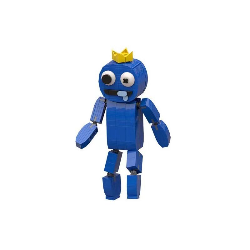 RENZAIMA 756 non  NGƯỜI BẠN MÀU XANH bộ đồ chơi xếp lắp ráp ghép mô hình Rainbow  BLUE FRIEND 385 khối