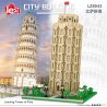 FUN IMAGINATION LZ8043 8043 non  THÁP NGHIÊNG PISA bộ đồ chơi xếp lắp ráp ghép mô hình Buildings LEANING TOWER OF PISA 2148 khối