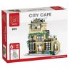 MorkModel 20113 Mork Model 20113 non  QUÁN CÀ PHÊ THÀNH PHỐ bộ đồ chơi xếp lắp ráp ghép mô hình City CITY CAFE BLOCK MODULE 1443 khối