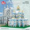 FUN IMAGINATION LZ8042 8042 non  NHÀ THỜ SMOLNY ??? ST PETERSBURG bộ đồ chơi xếp lắp ráp ghép mô hình Buildings SMOLNY MONASTERY 3737 khối