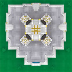 FUN IMAGINATION LZ8042 8042 non  NHÀ THỜ SMOLNY ??? ST PETERSBURG bộ đồ chơi xếp lắp ráp ghép mô hình Buildings SMOLNY MONASTERY 3737 khối