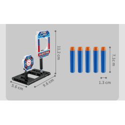 GUDI 70003 non  SÚNG TIỂU LIÊN MP5 bộ đồ chơi xếp lắp ráp ghép mô hình 540 khối