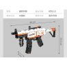 GUDI 70003 non  SÚNG TIỂU LIÊN MP5 bộ đồ chơi xếp lắp ráp ghép mô hình 540 khối