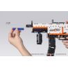 GUDI 70003 non  SÚNG TIỂU LIÊN MP5 bộ đồ chơi xếp lắp ráp ghép mô hình 540 khối