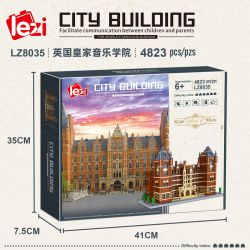 FUN IMAGINATION LZ8035 8035 non  HỌC VIỆN ÂM NHẠC HOÀNG GIA bộ đồ chơi xếp lắp ráp ghép mô hình Buildings ROYAL COLLEGE OF MUSIC 4823 khối