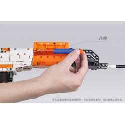 GUDI 70002 non  SÚNG TRƯỜNG TỰ ĐỘNG AK47 bộ đồ chơi xếp lắp ráp ghép mô hình 533 khối