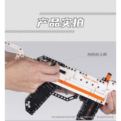 GUDI 70002 non  SÚNG TRƯỜNG TỰ ĐỘNG AK47 bộ đồ chơi xếp lắp ráp ghép mô hình 533 khối