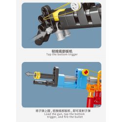 BEE TAP 918-10 non  SÚNG bộ đồ chơi xếp lắp ráp ghép mô hình  Kỹ Thuật Công Nghệ Cao Mô Hình Phương Tiện