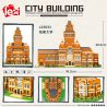 FUN IMAGINATION LZ8033 8033 non  ĐẠI HỌC HARVARD bộ đồ chơi xếp lắp ráp ghép mô hình Buildings HARVARD UNIVERSITY 5379 khối