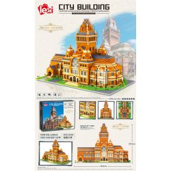 FUN IMAGINATION LZ8033 8033 non  ĐẠI HỌC HARVARD bộ đồ chơi xếp lắp ráp ghép mô hình Buildings HARVARD UNIVERSITY 5379 khối