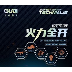 GUDI 70001 non  ĐẠI BÀNG SA MẠC bộ đồ chơi xếp lắp ráp ghép mô hình 345 khối