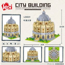 FUN IMAGINATION LZ8031 8031 non  ĐẠI HỌC OXFORD bộ đồ chơi xếp lắp ráp ghép mô hình Buildings 5452 khối
