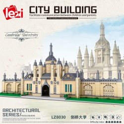 FUN IMAGINATION LZ8030 8030 non  ĐẠI HỌC CAMBRIDGE bộ đồ chơi xếp lắp ráp ghép mô hình Buildings CAMBRIDGE UNIVERSITY 4799 khối