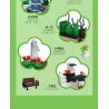 ZHEGAO 00419 non  NHÀ PHONG LAN bộ đồ chơi xếp lắp ráp ghép mô hình Modular Buildings ORCHID GREEN HOUSE Mô Hình Nhà Cửa 2183 khối