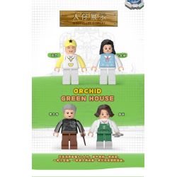 ZHEGAO 00419 non  NHÀ PHONG LAN bộ đồ chơi xếp lắp ráp ghép mô hình Modular Buildings ORCHID GREEN HOUSE Mô Hình Nhà Cửa 2183 khối