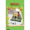 ZHEGAO 00419 non  NHÀ PHONG LAN bộ đồ chơi xếp lắp ráp ghép mô hình Modular Buildings ORCHID GREEN HOUSE Mô Hình Nhà Cửa 2183 khối