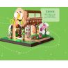 ZHEGAO 00419 non  NHÀ PHONG LAN bộ đồ chơi xếp lắp ráp ghép mô hình Modular Buildings ORCHID GREEN HOUSE Mô Hình Nhà Cửa 2183 khối