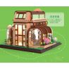 ZHEGAO 00419 non  NHÀ PHONG LAN bộ đồ chơi xếp lắp ráp ghép mô hình Modular Buildings ORCHID GREEN HOUSE Mô Hình Nhà Cửa 2183 khối
