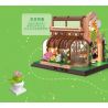 ZHEGAO 00419 non  NHÀ PHONG LAN bộ đồ chơi xếp lắp ráp ghép mô hình Modular Buildings ORCHID GREEN HOUSE Mô Hình Nhà Cửa 2183 khối