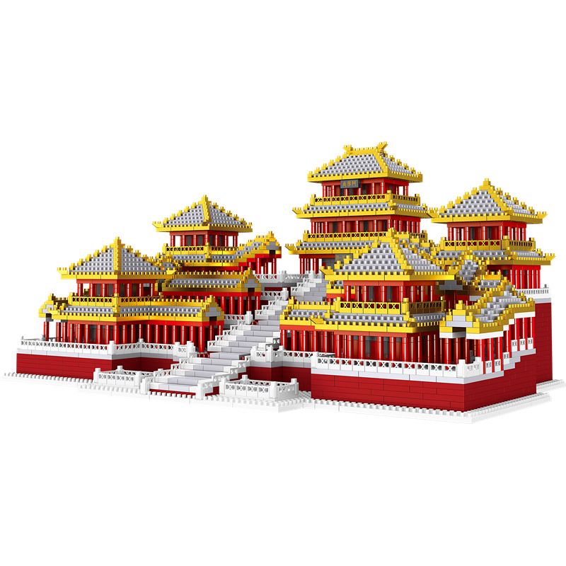 FUN IMAGINATION LZ8019 8019 non  CUNG ĐIỆN AFANG bộ đồ chơi xếp lắp ráp ghép mô hình Buildings EPANG PALACE 5184 khối