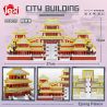 FUN IMAGINATION LZ8019 8019 non  CUNG ĐIỆN AFANG bộ đồ chơi xếp lắp ráp ghép mô hình Buildings EPANG PALACE 5184 khối