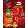 KAIDO KD99010 99010 non  TÚI MAY MẮN ÔNG GIÀ NOEL bộ đồ chơi xếp lắp ráp ghép mô hình Creator LUCKY BAG Sáng Tạo