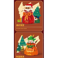 KAIDO KD99010 99010 non  TÚI MAY MẮN ÔNG GIÀ NOEL bộ đồ chơi xếp lắp ráp ghép mô hình Creator LUCKY BAG Sáng Tạo