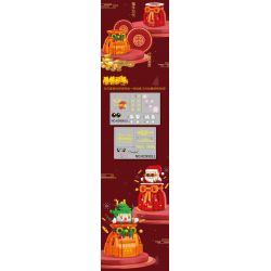 KAIDO KD99010 99010 non  TÚI MAY MẮN ÔNG GIÀ NOEL bộ đồ chơi xếp lắp ráp ghép mô hình Creator LUCKY BAG Sáng Tạo