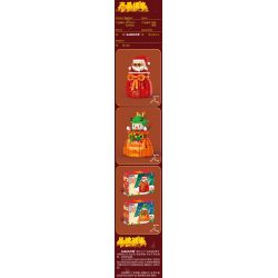 KAIDO KD99011 99011 non  TÚI TIỀN NGƯỜI TUYẾT RỒNG bộ đồ chơi xếp lắp ráp ghép mô hình Creator LUCKY BAG Sáng Tạo