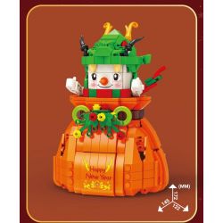 KAIDO KD99011 99011 non  TÚI TIỀN NGƯỜI TUYẾT RỒNG bộ đồ chơi xếp lắp ráp ghép mô hình Creator LUCKY BAG Sáng Tạo