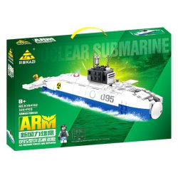 Kazi KY84162 84162 non  ĐẠI BÀNG SỨC MẠNH QUỐC GIA MỚI TÀU NGẦM TẤN CÔNG HẠT NHÂN TYPE 095 bộ đồ chơi xếp lắp ráp ghép mô hình Military Army ALL MILITARY FORCES ARE DEPLOYED Quân Sự Bộ Đội 329 khối