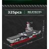 Kazi KY84165 84165 non  ĐẠI BÀNG SỨC MẠNH QUỐC GIA MỚI TÀU SÂN BAY SỐ 003 bộ đồ chơi xếp lắp ráp ghép mô hình Military Army ALL MILITARY FORCES ARE DEPLOYED Quân Sự Bộ Đội 325 khối