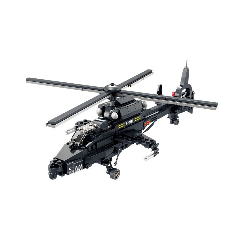 Kazi KY84166 84166 non  ĐẠI BÀNG SỨC MẠNH QUỐC GIA MỚI TRỰC THĂNG VŨ TRANG WUZHI-19 bộ đồ chơi xếp lắp ráp ghép mô hình Military Army ALL MILITARY FORCES ARE DEPLOYED Quân Sự Bộ Đội 318 khối