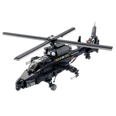 Kazi KY84166 84166 non  ĐẠI BÀNG SỨC MẠNH QUỐC GIA MỚI TRỰC THĂNG VŨ TRANG WUZHI-19 bộ đồ chơi xếp lắp ráp ghép mô hình Military Army ALL MILITARY FORCES ARE DEPLOYED Quân Sự Bộ Đội 318 khối