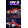 Bozhi 81052 non  HẠM ĐỘI THÁM HIỂM KHÔNG GIAN MÁY BAY CHIẾN ĐẤU RED BIRD bộ đồ chơi xếp lắp ráp ghép mô hình ADVENTURER FLEET 92 khối