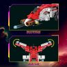 Bozhi 81052 non  HẠM ĐỘI THÁM HIỂM KHÔNG GIAN MÁY BAY CHIẾN ĐẤU RED BIRD bộ đồ chơi xếp lắp ráp ghép mô hình ADVENTURER FLEET 92 khối