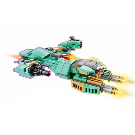 Bozhi 81053 non  HẠM ĐỘI THÁM HIỂM KHÔNG GIAN TÀU BAY bộ đồ chơi xếp lắp ráp ghép mô hình ADVENTURER FLEET 103 khối