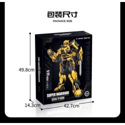 997 non  TRẬN CHIẾN THỨC TỈNH SIÊU ANH HÙNG tỷ lệ 1:11 bộ đồ chơi xếp lắp ráp ghép mô hình Movie & Game SUPER WARRIOR Phim Và Trò Chơi 3855 khối