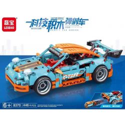 LEIBAO 8370 non  XE PHÓNG CÔNG NGHỆ bộ đồ chơi xếp lắp ráp ghép mô hình  Kỹ Thuật Công Nghệ Cao Mô Hình Phương Tiện 446 khối