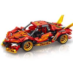 LEIBAO 8372 non  XE PHÓNG CÔNG NGHỆ bộ đồ chơi xếp lắp ráp ghép mô hình  Kỹ Thuật Công Nghệ Cao Mô Hình Phương Tiện 469 khối