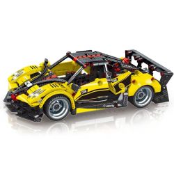 LEIBAO 8373 non  XE PHÓNG CÔNG NGHỆ bộ đồ chơi xếp lắp ráp ghép mô hình  Kỹ Thuật Công Nghệ Cao Mô Hình Phương Tiện 465 khối