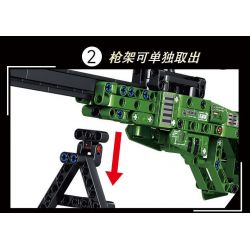 LE YI 88075 non  SÚNG BẮN TỈA AWM bộ đồ chơi xếp lắp ráp ghép mô hình Military Army AWM SNIPING RIFLE Quân Sự Bộ Đội 402 khối
