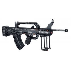 LE YI 81039 non  SÚNG TRƯỜNG KIỂU 95 bộ đồ chơi xếp lắp ráp ghép mô hình Military Army Quân Sự Bộ Đội 526 khối