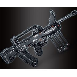 LE YI 81039 non  SÚNG TRƯỜNG KIỂU 95 bộ đồ chơi xếp lắp ráp ghép mô hình Military Army Quân Sự Bộ Đội 526 khối