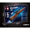 LE YI 81051 non  SÚNG TRƯỜNG 98K bộ đồ chơi xếp lắp ráp ghép mô hình Military Army Quân Sự Bộ Đội 528 khối
